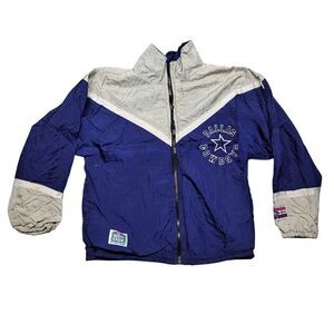 Vintage Dallas Cowboys Jacket NFL Kids Touchdown Club Mighty Mac M 12/14